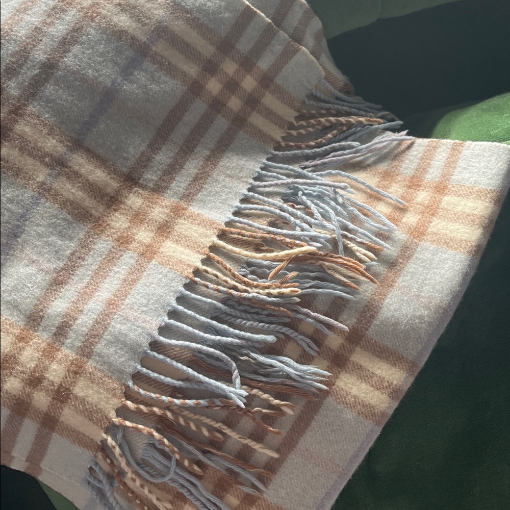 Authentic Classic Plaid Cashmere Burberry Scarf
